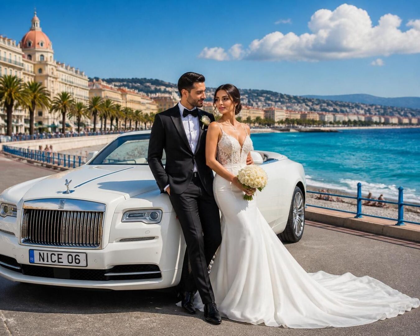 découvrez notre pack mariage à nice incluant voiture de luxe, planning détaillé et photos professionnelles pour une journée parfaite sans stress.