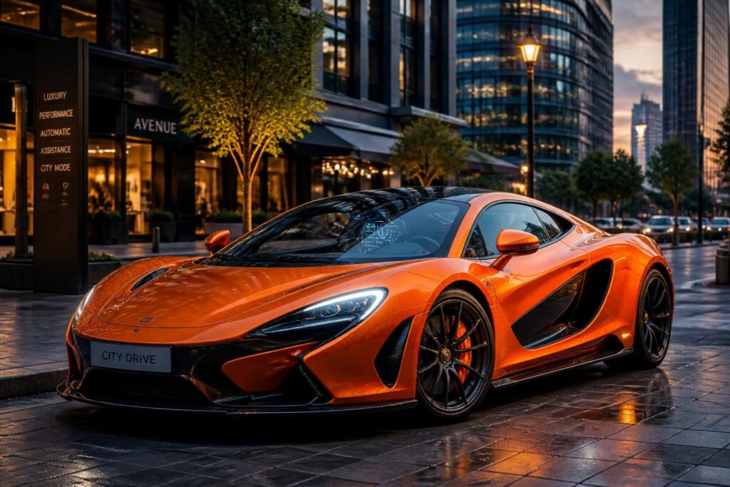 découvrez comment la boîte automatique et les aides à la conduite rendent la conduite d'une supercar en ville plus simple et agréable, alliant performance et confort au quotidien.